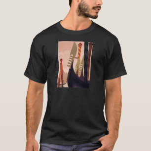 Vintag Venezia Gondolas T-Shirt