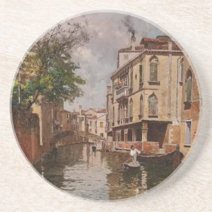 Vintag Venice Antonio Leto Venezianisch Canal Getränkeuntersetzer