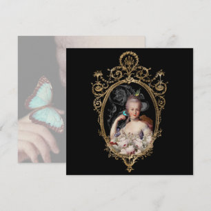 Vintag verändertes junges Marie-Antointte-Portrait Karte