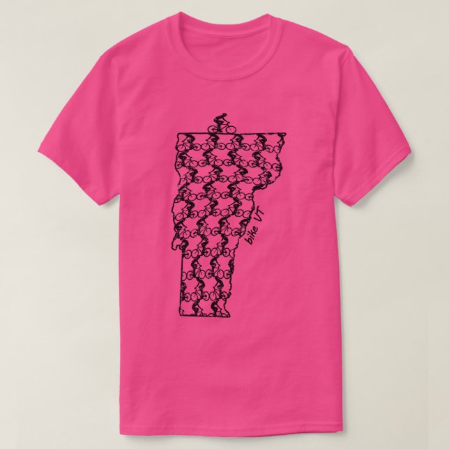 Vintag Vermont Staat Reiten T-Shirt (Design vorne)