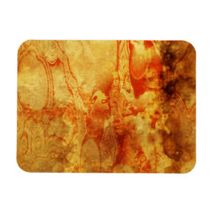 Vintag verschüttetes Rot Magnet