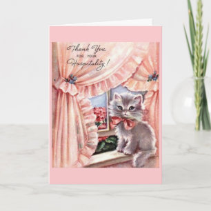 Vintag - Vielen Dank für Ihre Gastfreundschaft. Karte