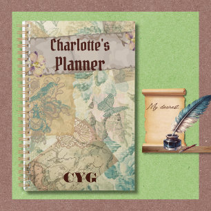 Vintag, Viktorianisch. Charming-Planer Planer