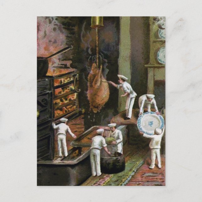 Vintag Viktorianisch Postkarte (Vorderseite)