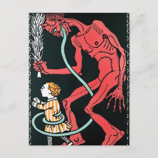 Vintag Viktorianisch Postkarte (Vorderseite)