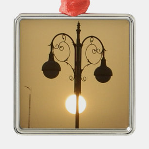 Vintag Viktorianisch Sunset Street light.png Ornament Aus Metall