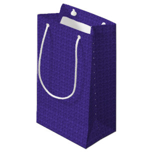 Vintag Viktorianische Indigo Damask Paisley Floral Kleine Geschenktüte