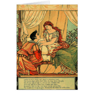 Vintag Walter Crane Schlafen Schöne Küche Tale