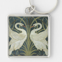 Vintag Walter Crane Swan Rush und Iris