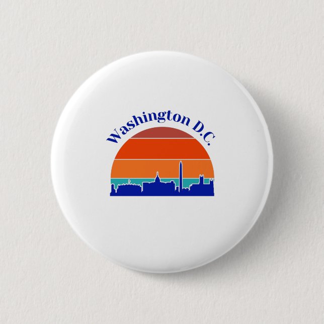 Vintag Washington D.C. Button (Vorderseite)