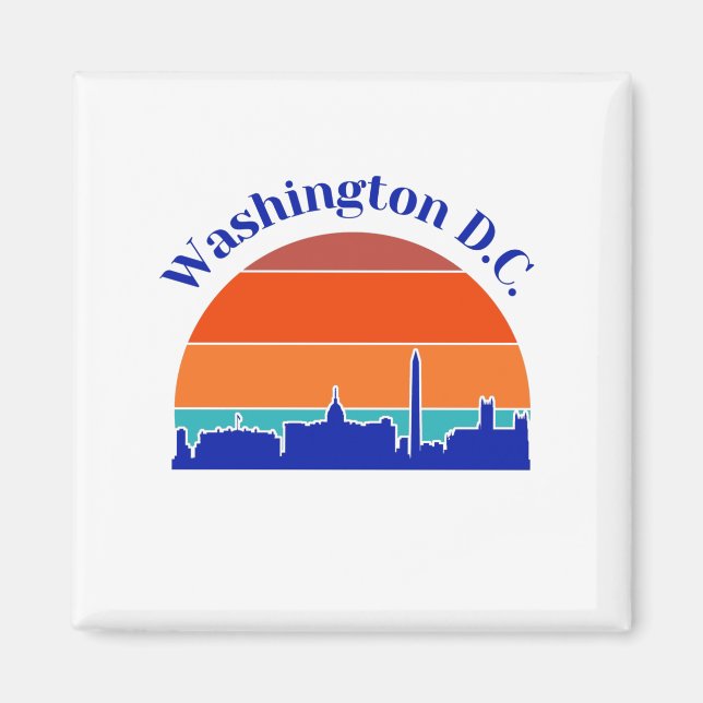 Vintag Washington D.C. Magnet (Vorne)