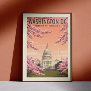 Vintag Washington D.C. Poster