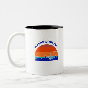 Vintag Washington D.C. Zweifarbige Tasse