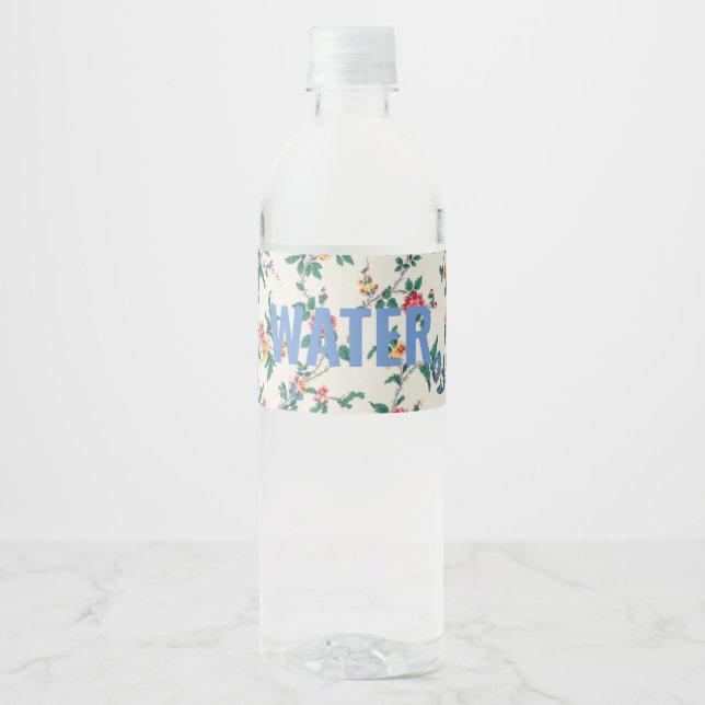 Vintag Wasserflaschenetikett (Vorderseite)