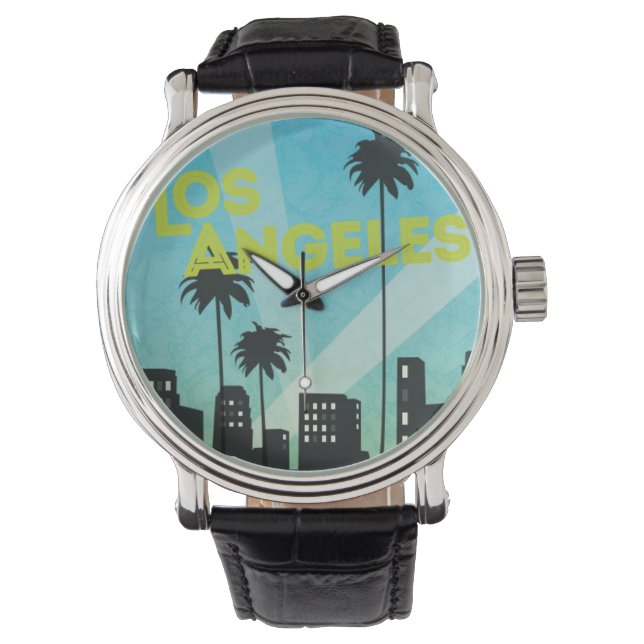 Vintag Watch - Los Angeles Armbanduhr (Vorderseite)