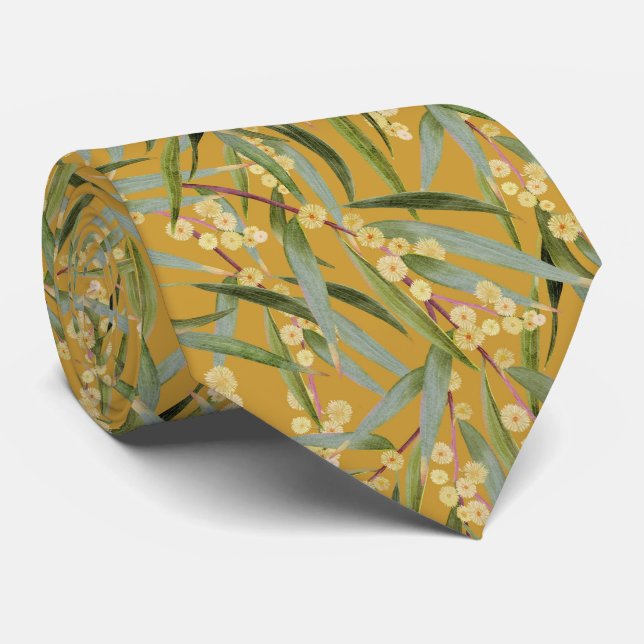Vintag Wattle Pattern Neck Tie Krawatte (Gerollt)