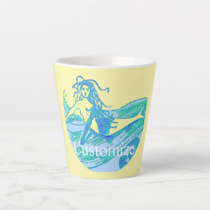 Vintag Waveriding Mermaid Thunder_Cove Milchtasse