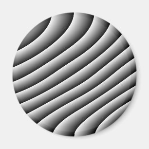 Vintag Wavy Lines Magnet