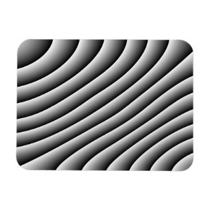 Vintag Wavy Lines Magnet