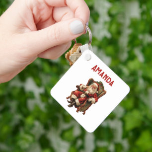 Vintag Weihnachten Schlüsselanhänger