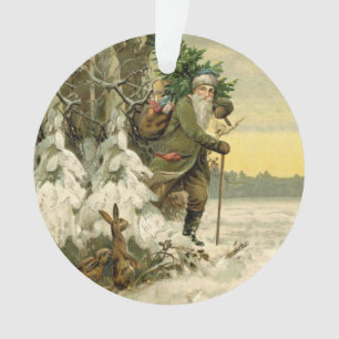 Vintag Weihnachten Viktorianischer Urlaub Ornament