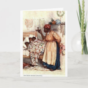 Vintag - Weihnachts-Schlafregeln, Karte