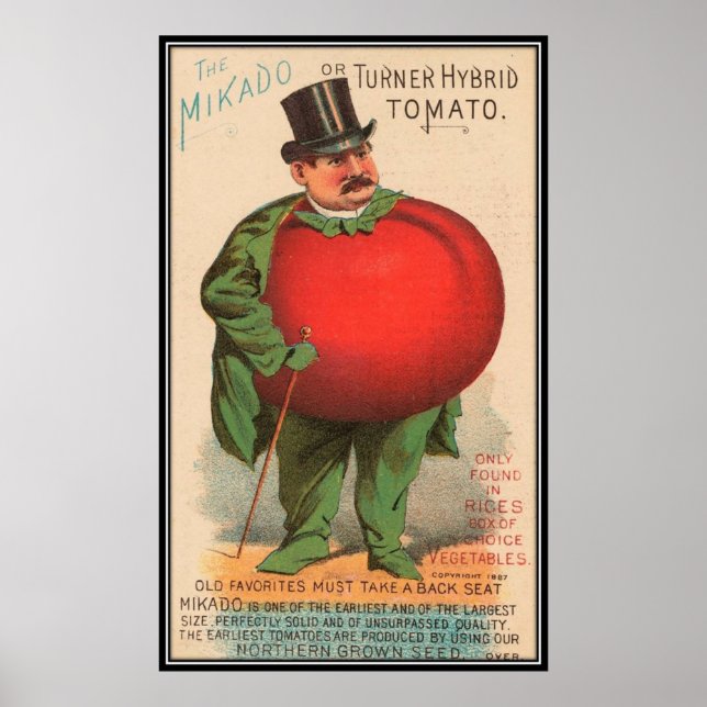 Vintag: Werbung in der Landwirtschaft - Poster (Vorne)