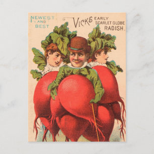 Vintag: Werbung in der Landwirtschaft - Postkarte