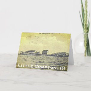 Vintag West Island, Sakonnet - Little Compton, RI Dankeskarte