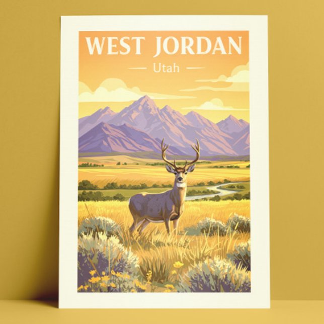 Vintag West Jordan Utah Postkarte (Von Creator hochgeladen)