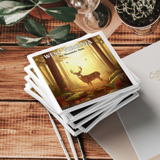 Vintag West Virginia Magnet (Von Creator hochgeladen)