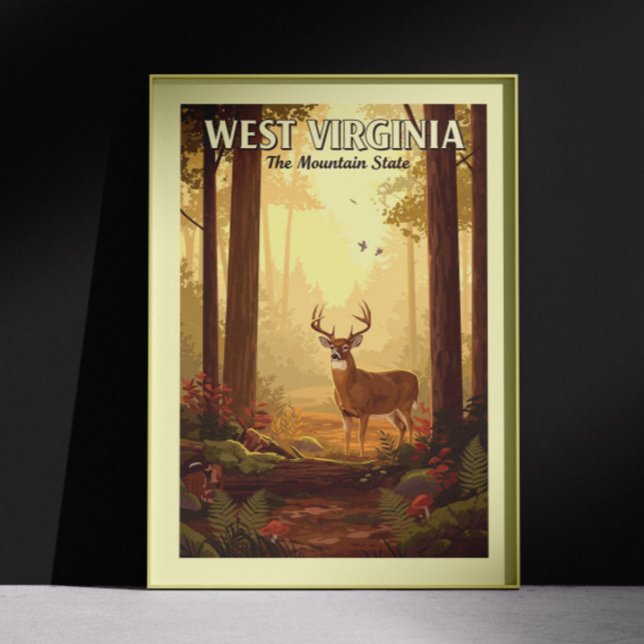 Vintag West Virginia Poster (Von Creator hochgeladen)