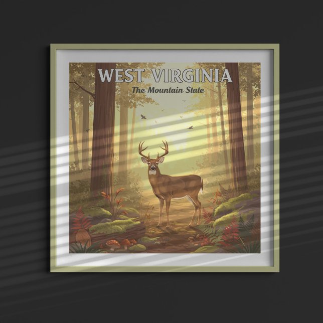 Vintag West Virginia Poster (Von Creator hochgeladen)