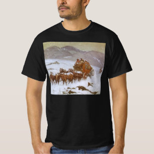 Vintag West, warum die Post von Berninghaus zu spä T-Shirt