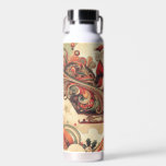 Vintag/whimsistisch/santa/Christmas Trinkflasche<br><div class="desc">einzigartig</div>