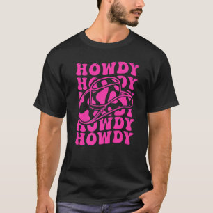 Vintag White Howdy Rodeo Country Western Cowgirl T-Shirt