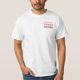 Vintag White Howdy Rodeo Western T-Shirt