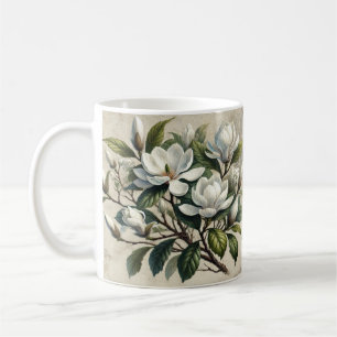 Vintag White Magnolia Botanical Kaffeetasse