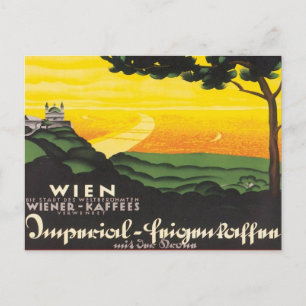 Vintag Wien Österreich Postkarte