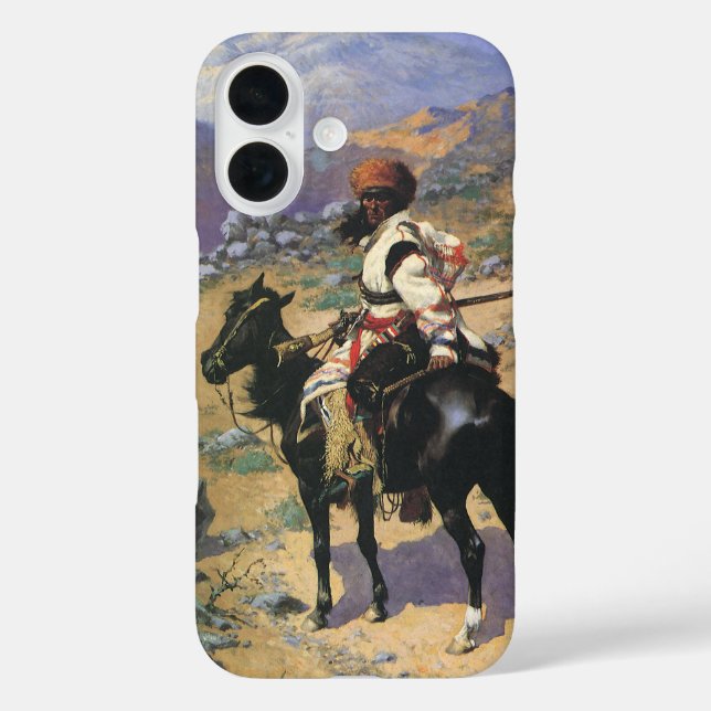 Vintag Wild West, An Indian Trapper von Remington Case-Mate iPhone Hülle (Rückseite)