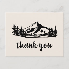 Vintag Wilderness Vielen Dank Postkarte