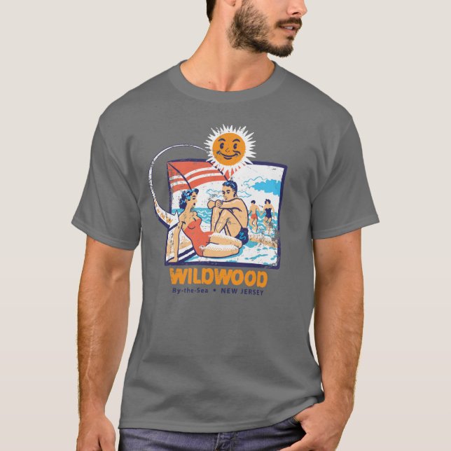 Vintag Wildwood NJ T-Shirt (Vorderseite)