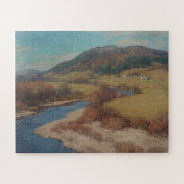 Vintag Willard Metcalf Indian Summer Vermont Puzzle
