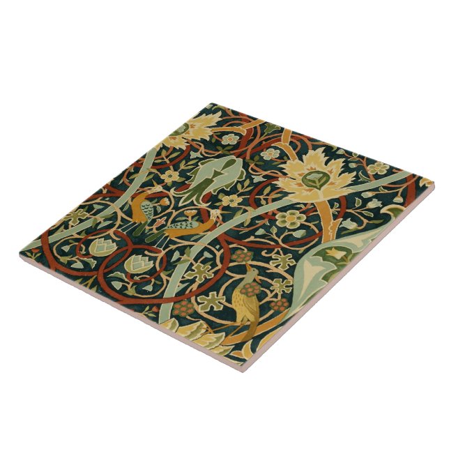Vintag William Morris Bullerswood Carpet Fliese (Seite)