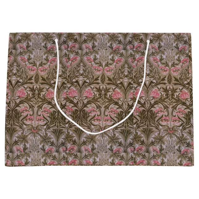 Vintag William Morris Columbine Große Geschenktüte (Vorderseite)