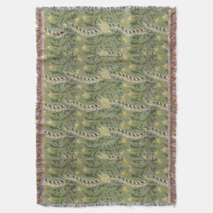 Vintag William Morris Daffodil Blume Gelb Decke