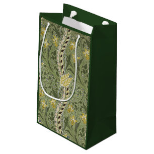 Vintag William Morris Daffodil Blume Gelb     Kleine Geschenktüte