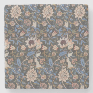 Vintag William Morris Evenlode Textile Design Steinuntersetzer