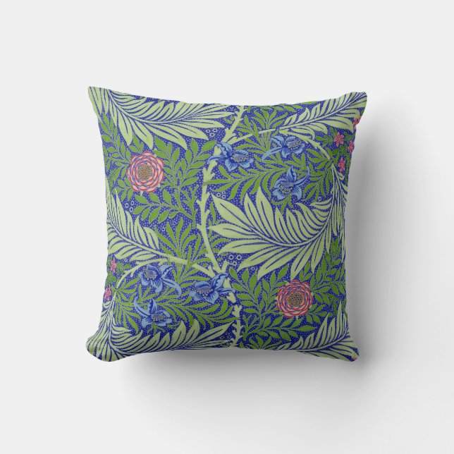 Vintag William Morris Ferns und Blume Kissen (Vorderseite)