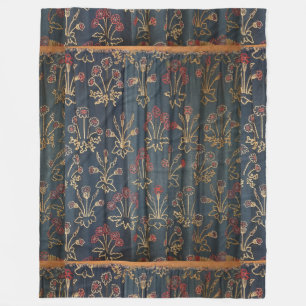 Vintag William Morris Floral Daisy Pattern Fleecedecke